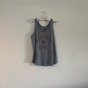 Gray “Wisconsin Girl” Tank Top